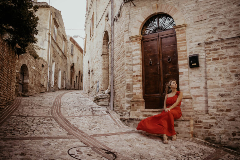 Budapest photographer for tourists captures model Marano Cupra Marittima