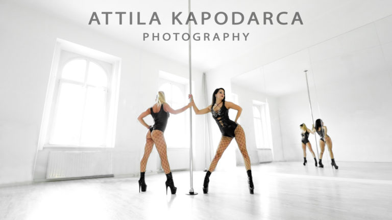 Budapest boudoir and erotic photographer pole dancers by Attila Kapodarca